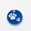 Médaille personnalisée pour chat - Motif pattes