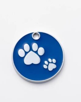Médaille personnalisée pour chat - Motif pattes
