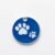 Médaille personnalisée pour chat - Motif pattes