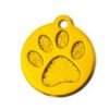 Médaille personnalisée pour chien Ronde