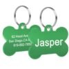 Médaille personnalisée pour chien Os
