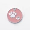 Médaille personnalisée pour chat - Motif pattes