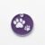 Médaille personnalisée pour chat - Motif pattes