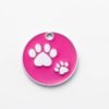 Médaille personnalisée pour chat - Motif pattes