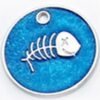 Médaille personnalisée pour chat - Poisson