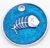 Médaille personnalisée pour chat - Poisson