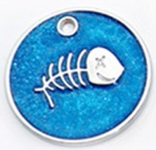Médaille personnalisée pour chat - Poisson