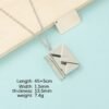 Pendentif personnalisé​ lettre d'amour